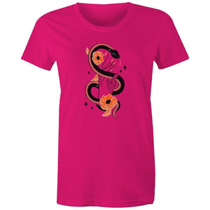 Women's Caduceus Hand Styled T-shirt