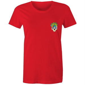 Women's Cactus Skull Pocket T-shirt