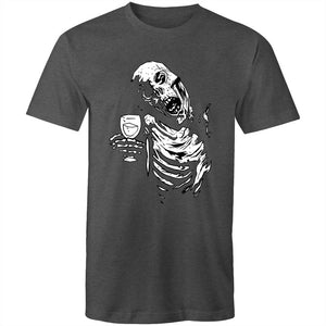 Men's Funky Drinking Skeleton T-shirt