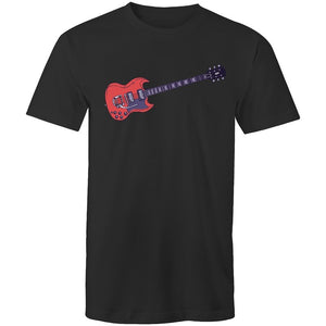 Men's Red Guitar T-shirt