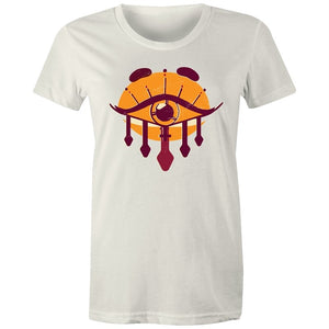 Women's Orange All Seeing Eye T-shirt