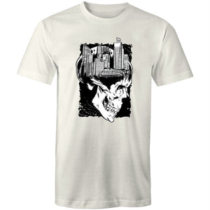 Men's City Skull Creative T-shirt