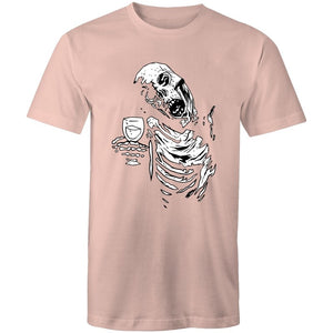 Men's Funky Drinking Skeleton T-shirt