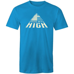 Men's Music Gets Me Way Up High T-shirt