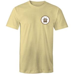 Men's Best Dad Badge T-shirt