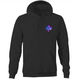 Purple Waves Hippie House Hoodie Sweatshirt