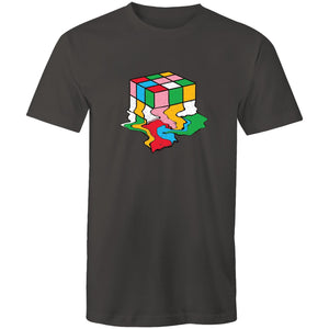 Men's Melting Rubiks Cube T-shirt