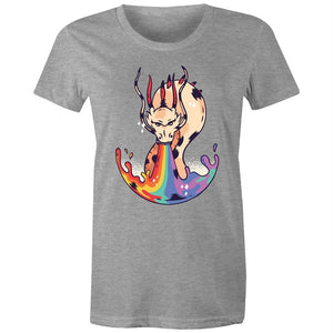 Women's Dragon Rainbow Fire T-shirt