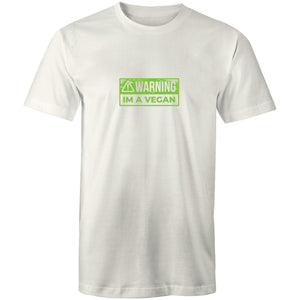 Men's Vegan Warning T-shirt