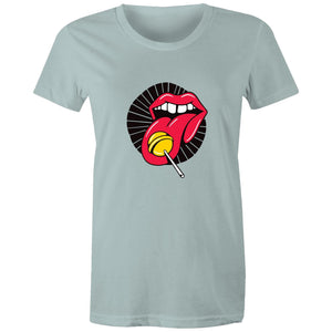Women's Lollipop Lips T-shirt - The Hippie House