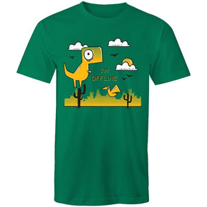 Men's I'm Offline Dinosaur T-shirt