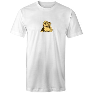 Men's Abstract Bulldog Long T-shirt