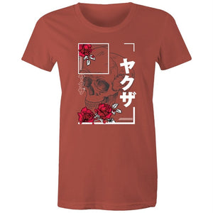Women's Japanese Styled Skull T-shirt