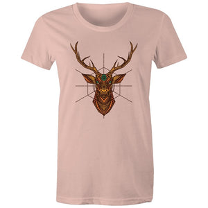Women's Mandala Reindeer T-shirt