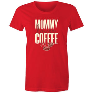 Women's Mummy Loves Coffee T-shirt