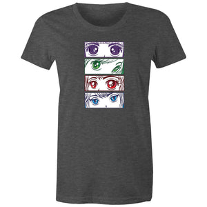 Women's Anime Girl Eyes T-shirt