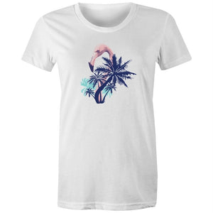 Women's Flamingo Beach T-shirt