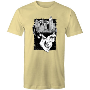 Men's City Skull Creative T-shirt
