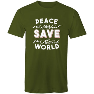 Men's Peace Can Save The World T-shirt