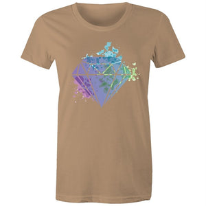 Women's Watercolour Diamond T-shirt