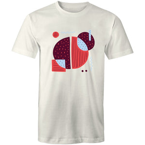 Men's Abstract Coffee Bean T-shirt