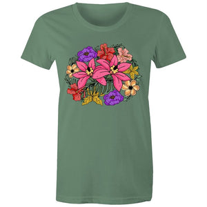 Women's Floral Flower T-shirt