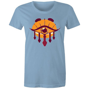 Women's Orange All Seeing Eye T-shirt