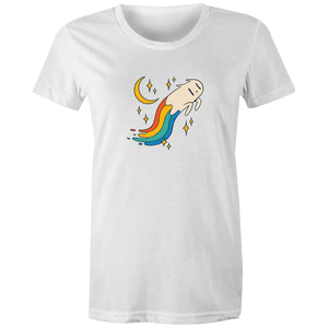 Women's Rainbow Cat T-shirt