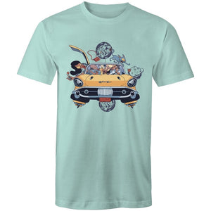 Men's Crazy Flying Car T-shirt