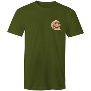 Men's Hipster Skull Pocket T-shirt