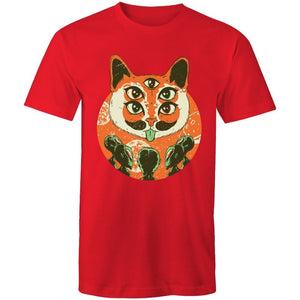 Men's Trippy Cat Alien T-shirt