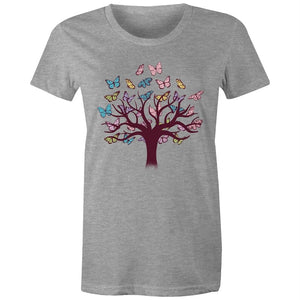 Women's Butterfly Tree Of Life T-shirt