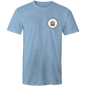 Men's Best Dad Badge T-shirt