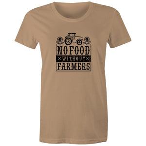 Women's No Food Without Farmers T-shirt