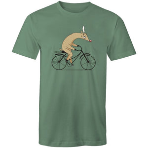 Men's Cycling Reindeer T-shirt