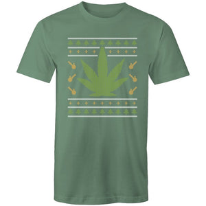 Men's Mary Jane Christmas Sweater Graphic T-shirt