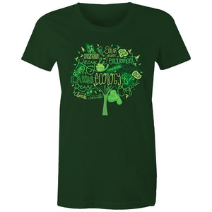 Women's Earth Day Tree T-shirt