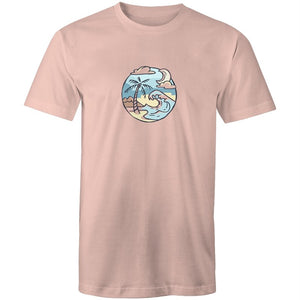 Men's Hand Drawn Beachside T-shirt