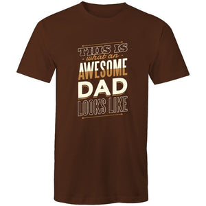 Men's This Is What An Awesome Dad Looks Like T-shirt