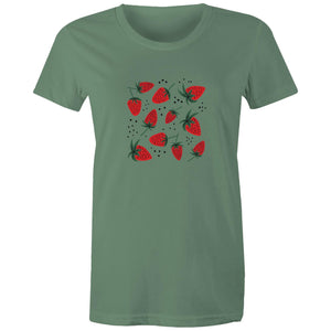 Women's Strawberry Fruit T-shirt