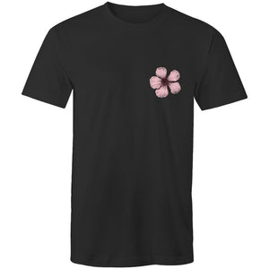 Men's Hibiscus Flower Pocket Tee