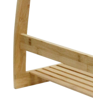 3-Tier Freestanding Bamboo Towel Bar / Drying Rack