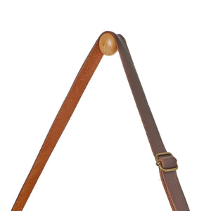 Solid Bamboo Framed Hanging Round Wall Mirror 38cm