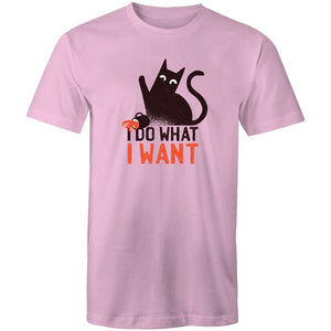 Men's Funny I Do What I Want Cat T-shirt