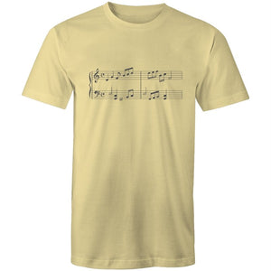 Men's Music Sheet T-shirt