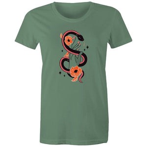 Women's Caduceus Hand Styled T-shirt
