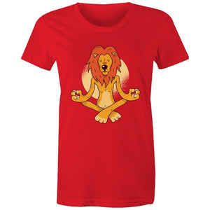 Women's Meditating Lion T-shirt