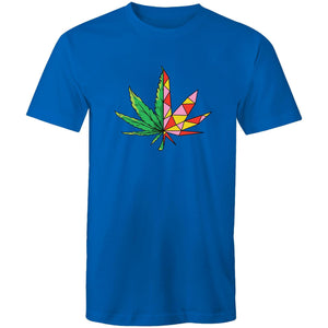 Men's Geometric Hemp Leaf T-shirt