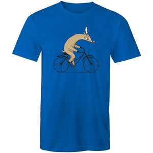 Men's Cycling Reindeer T-shirt