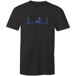 Men's Surfing Heart-Beat T-shirt